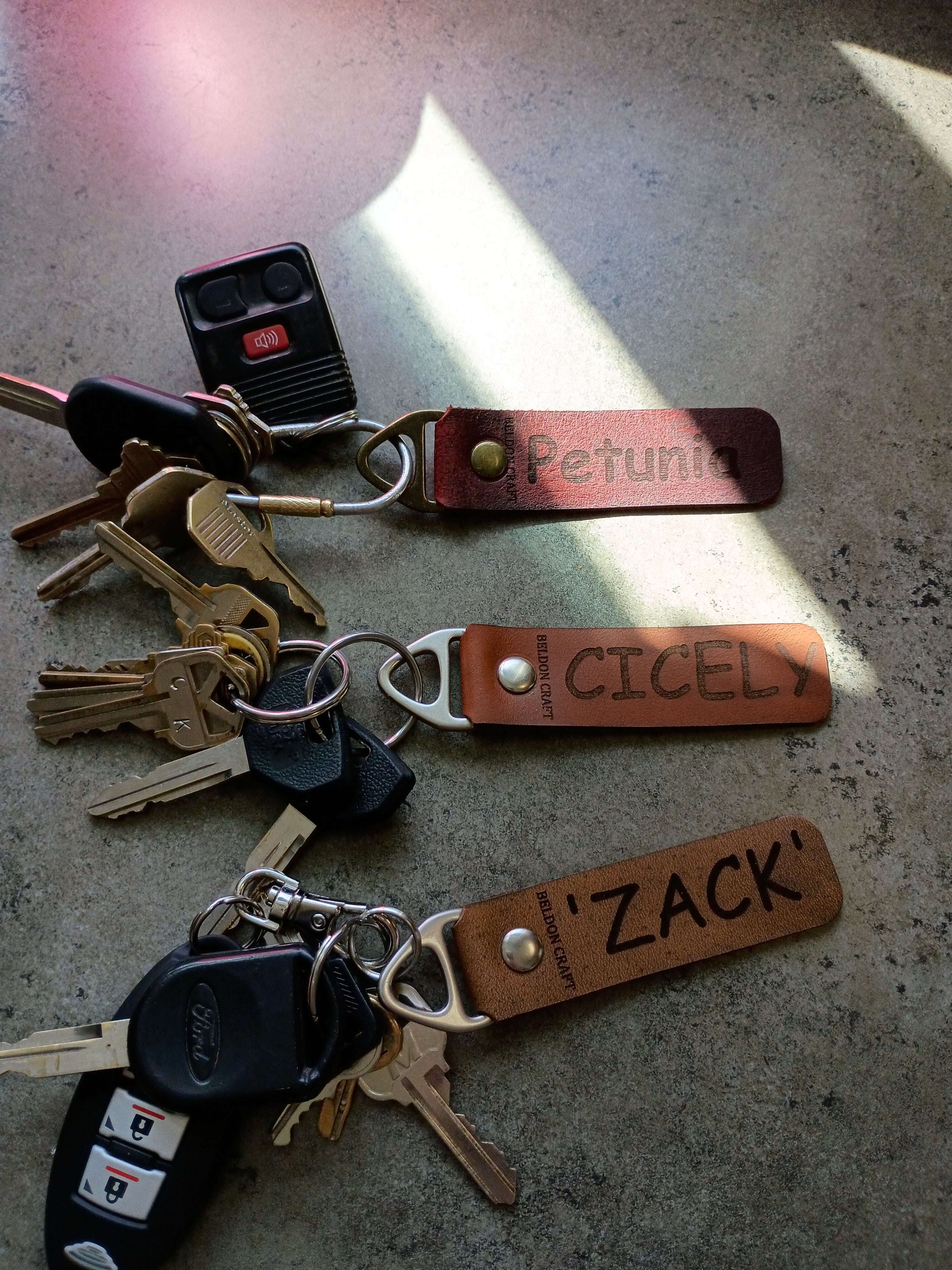 Keychain fobs