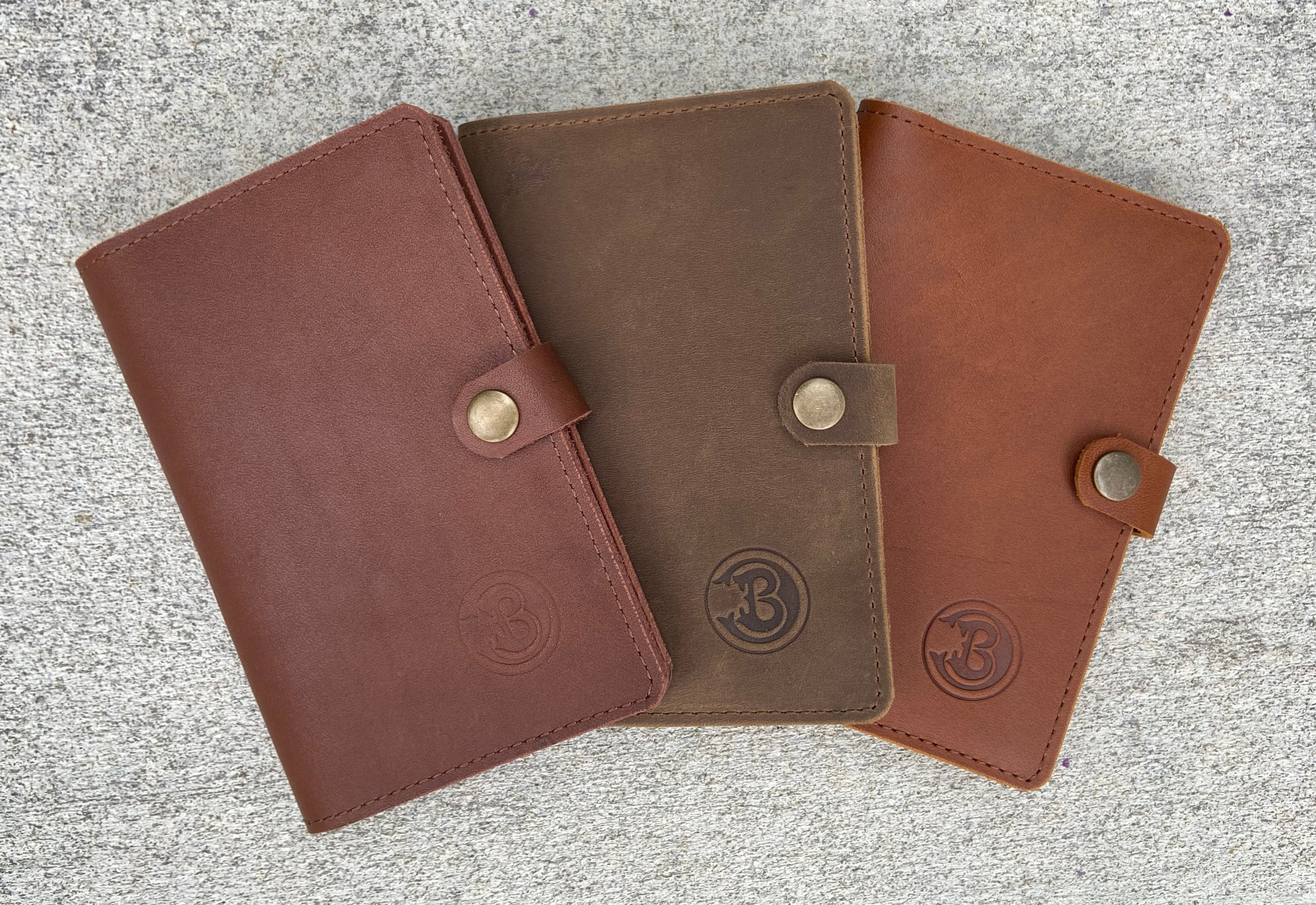 Notebook/journal cover with snap (small)